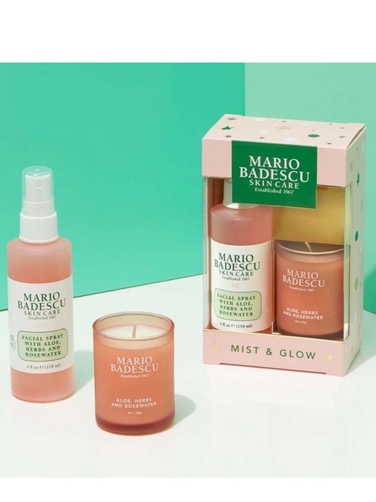 Mario Badescu Other - Mario Badescu Rosewater Facial Spray and Matching Pink Candle